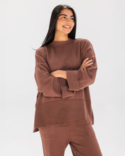Cozy Knit Set Brown - Adults