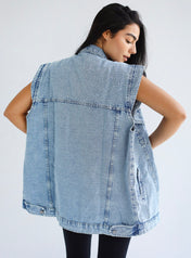 Bling Denim Vest- Adults