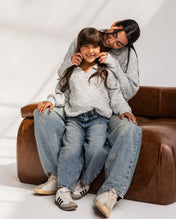 Cable Sweater Cloud Grey - Adults