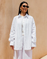 Tamaa edit Linen Shirt - White