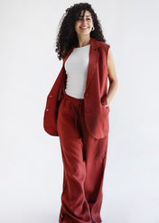 Settle In Edit Burgundy Set- Adult