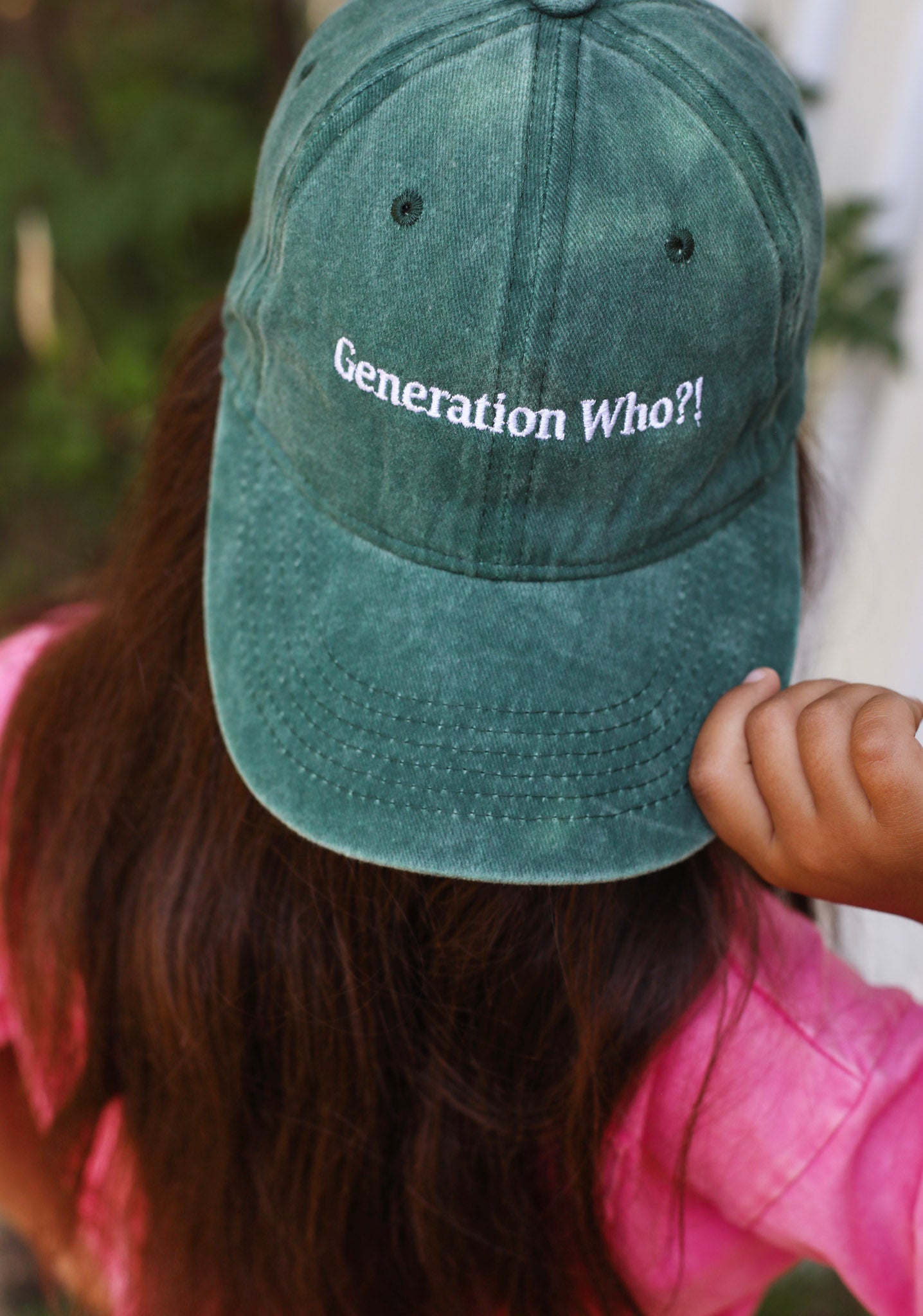 Unisex Generation Who? Cap- Green