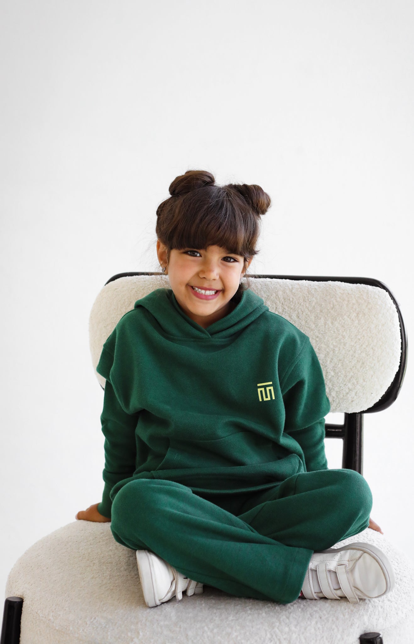 Timeless Hooded Set Green - Kids