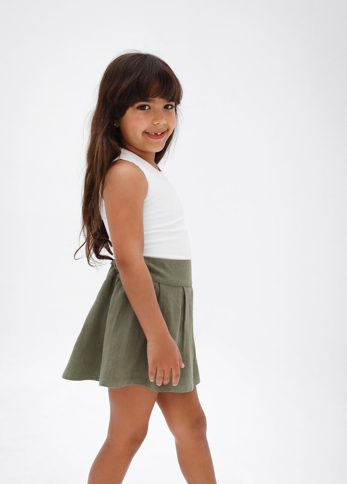 Quick Spin Skirt - Olive