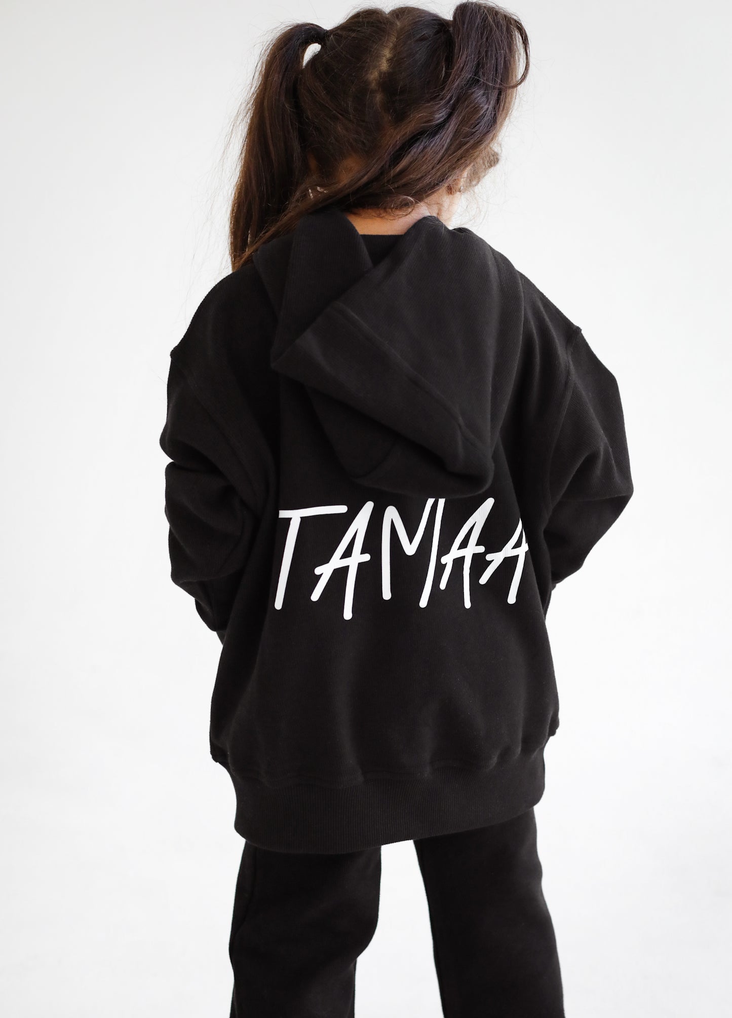 Timeless Hooded Set Black - Kids