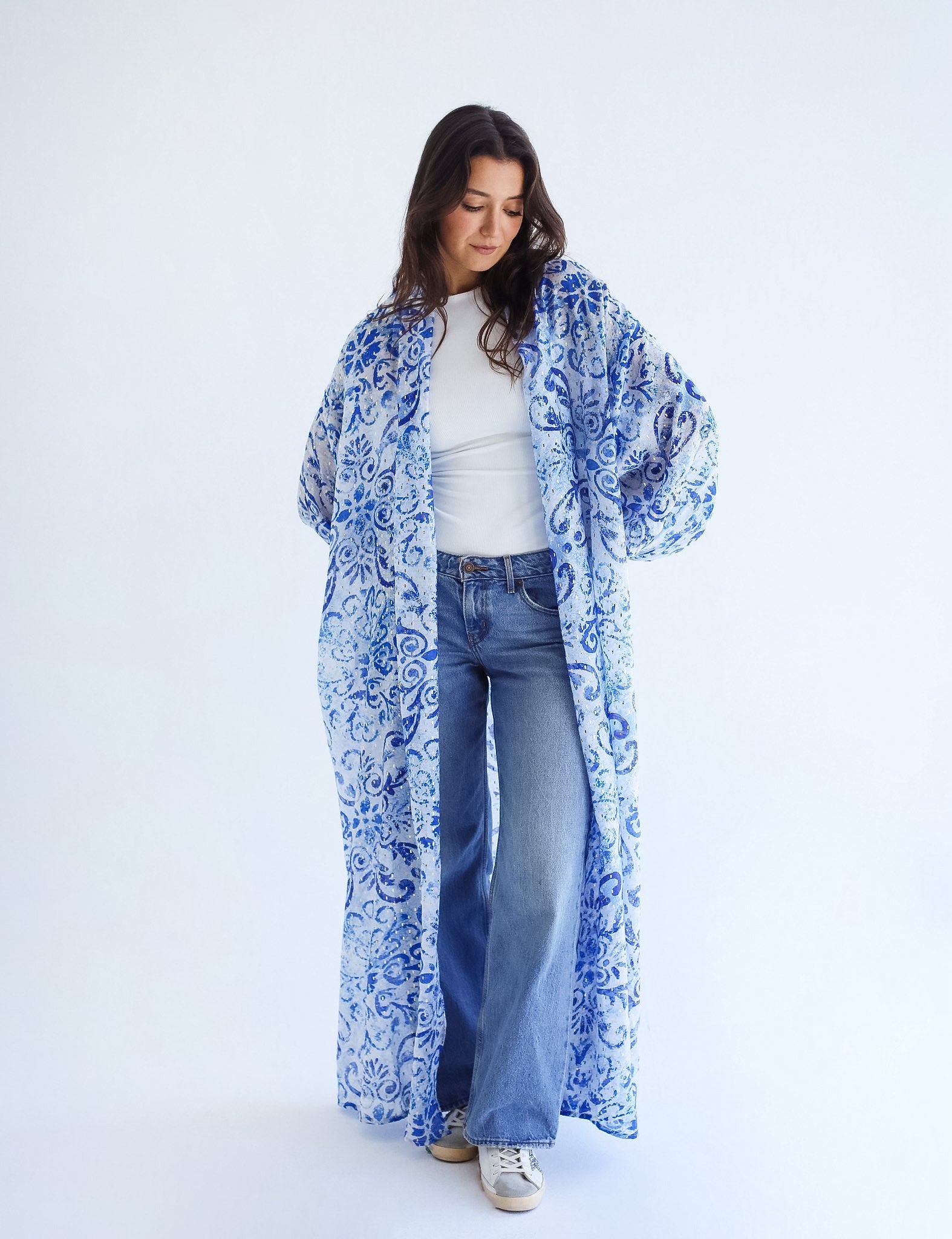 Seaside Kimono- Blue