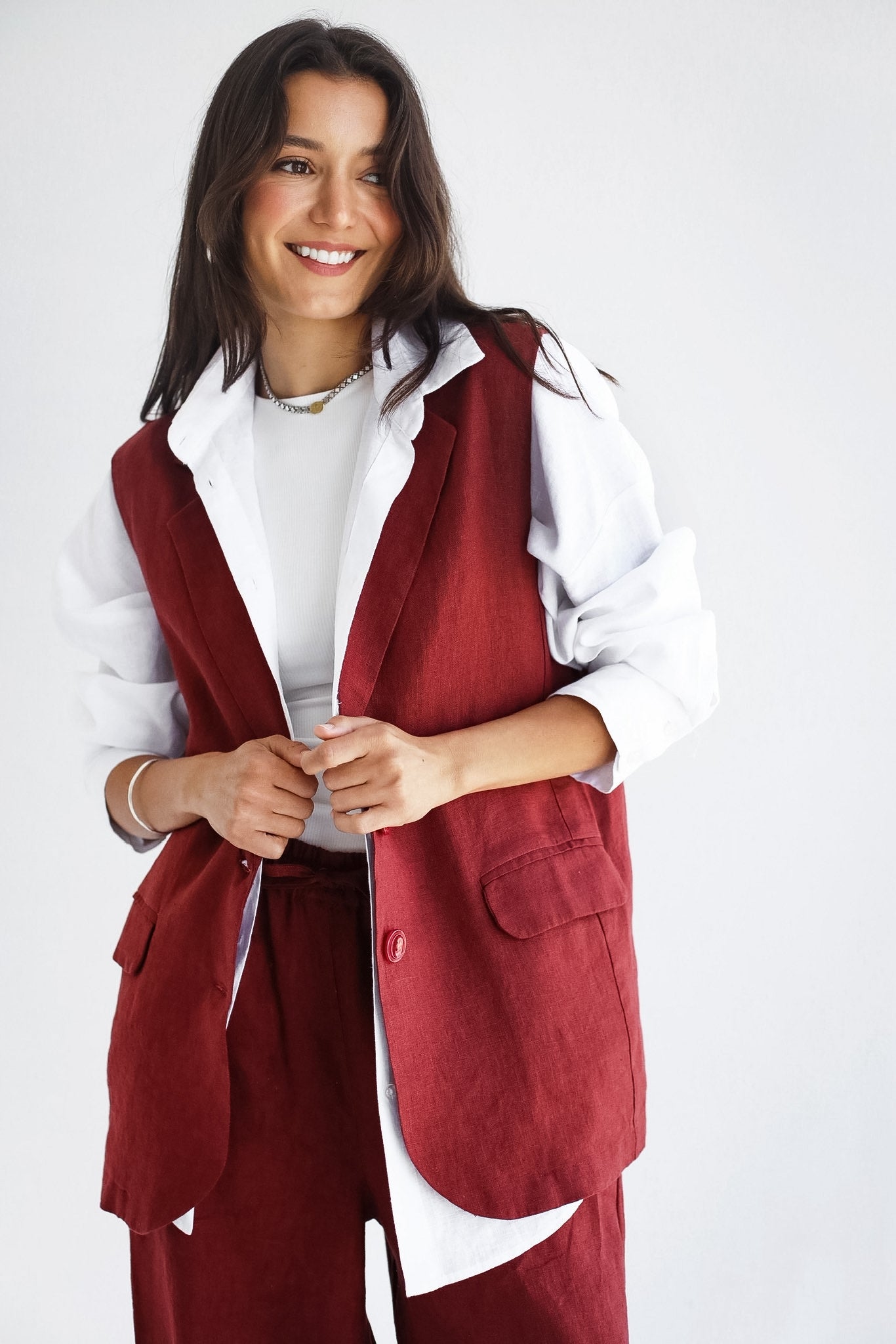 Settle In Edit Burgundy Set- Adult