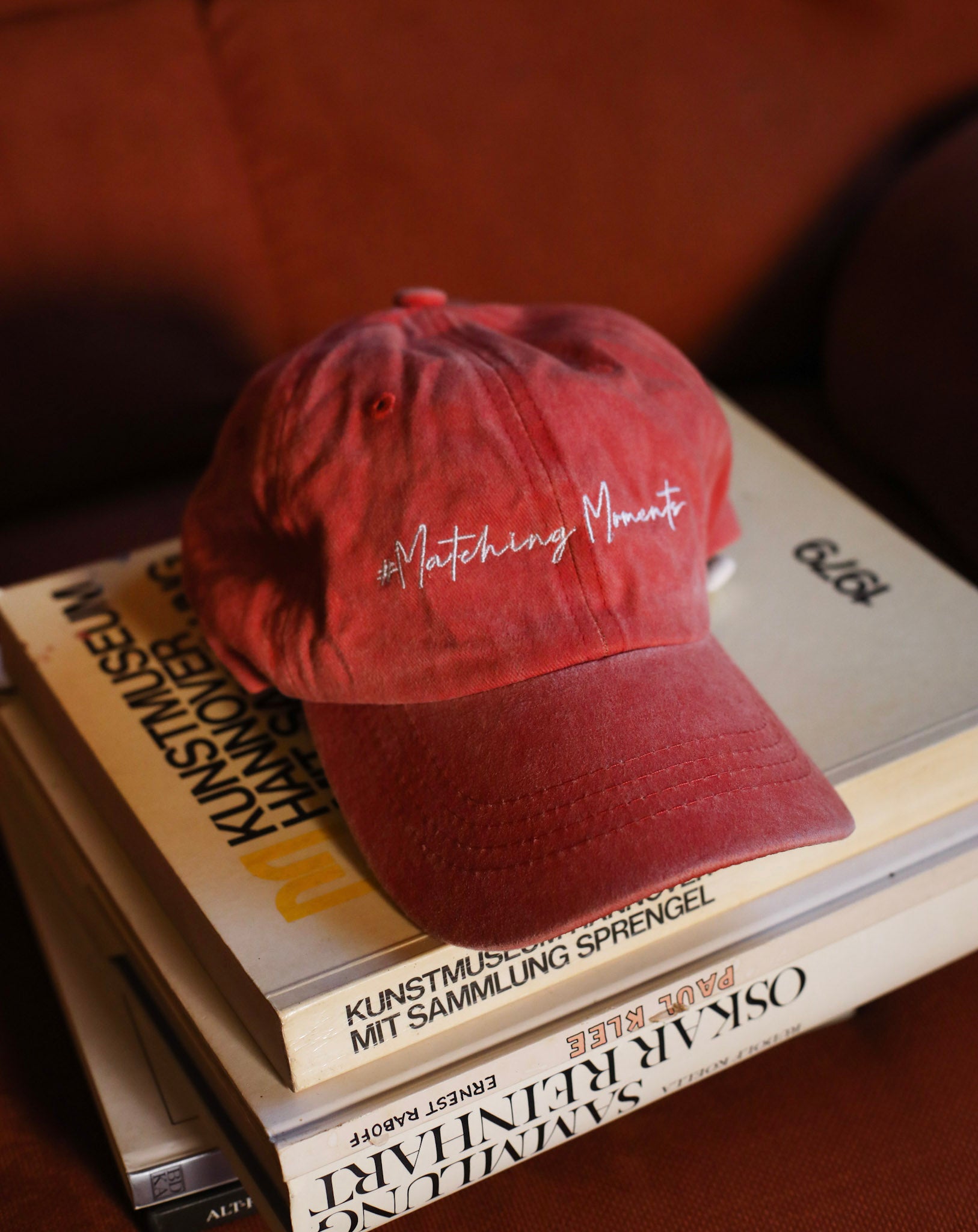 Unisex Matching Moments Cap- Orange