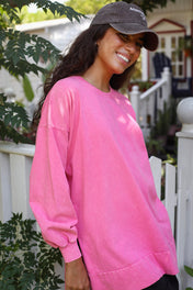 Pink Crew Tshirt- Adults