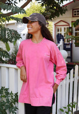 Pink Crew Tshirt- Adults