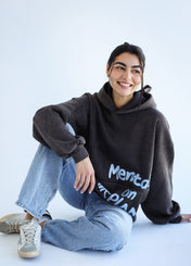 Airplane Mode Brown Hoodie - Adults