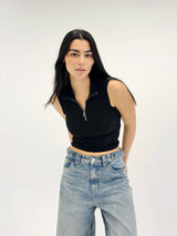 Zipit Tank Top Black- Adults