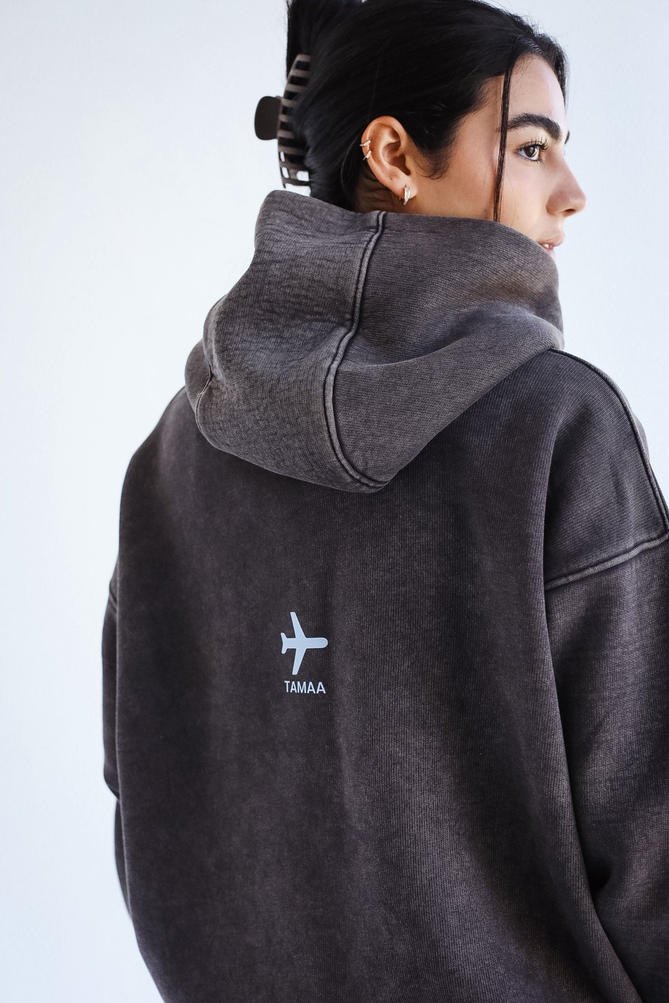 Airplane Mode Brown Hoodie - Adults