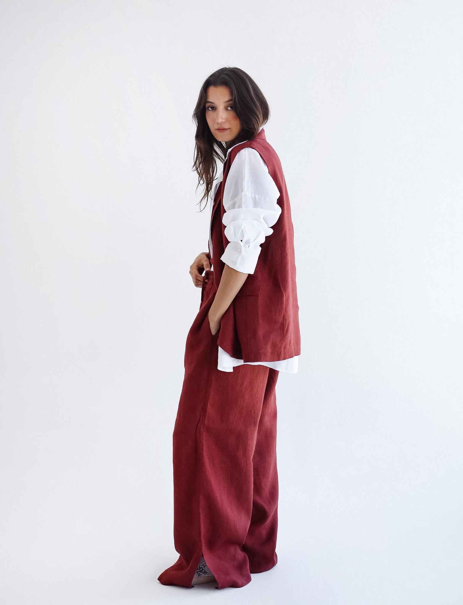 Settle In Edit Burgundy Set- Adult