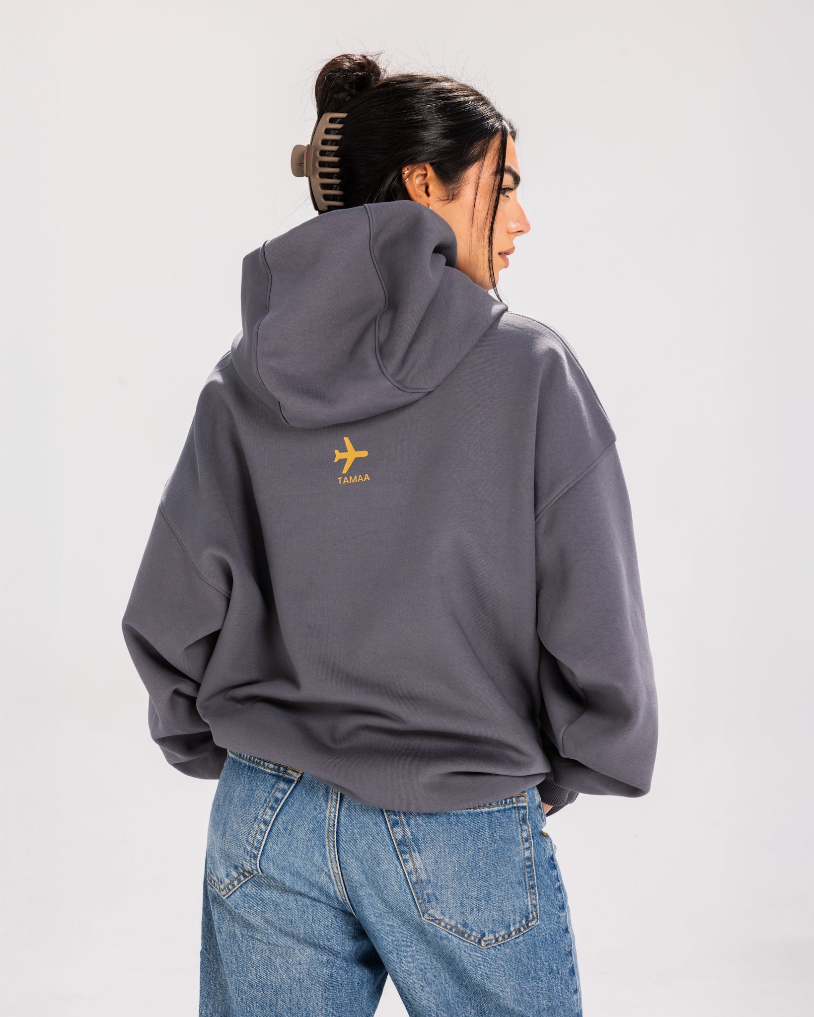 Airplane Mode Grey Hoodie - Adults