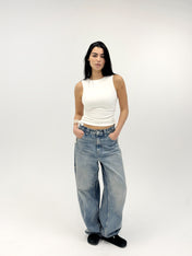 Adjustable Tank Top White - Adults