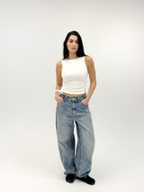 Adjustable Tank Top White - Adults