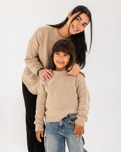 Oatmeal Knit Sweater - Kids