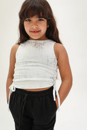 TAMAA Edit Linen Black Pants - Kids