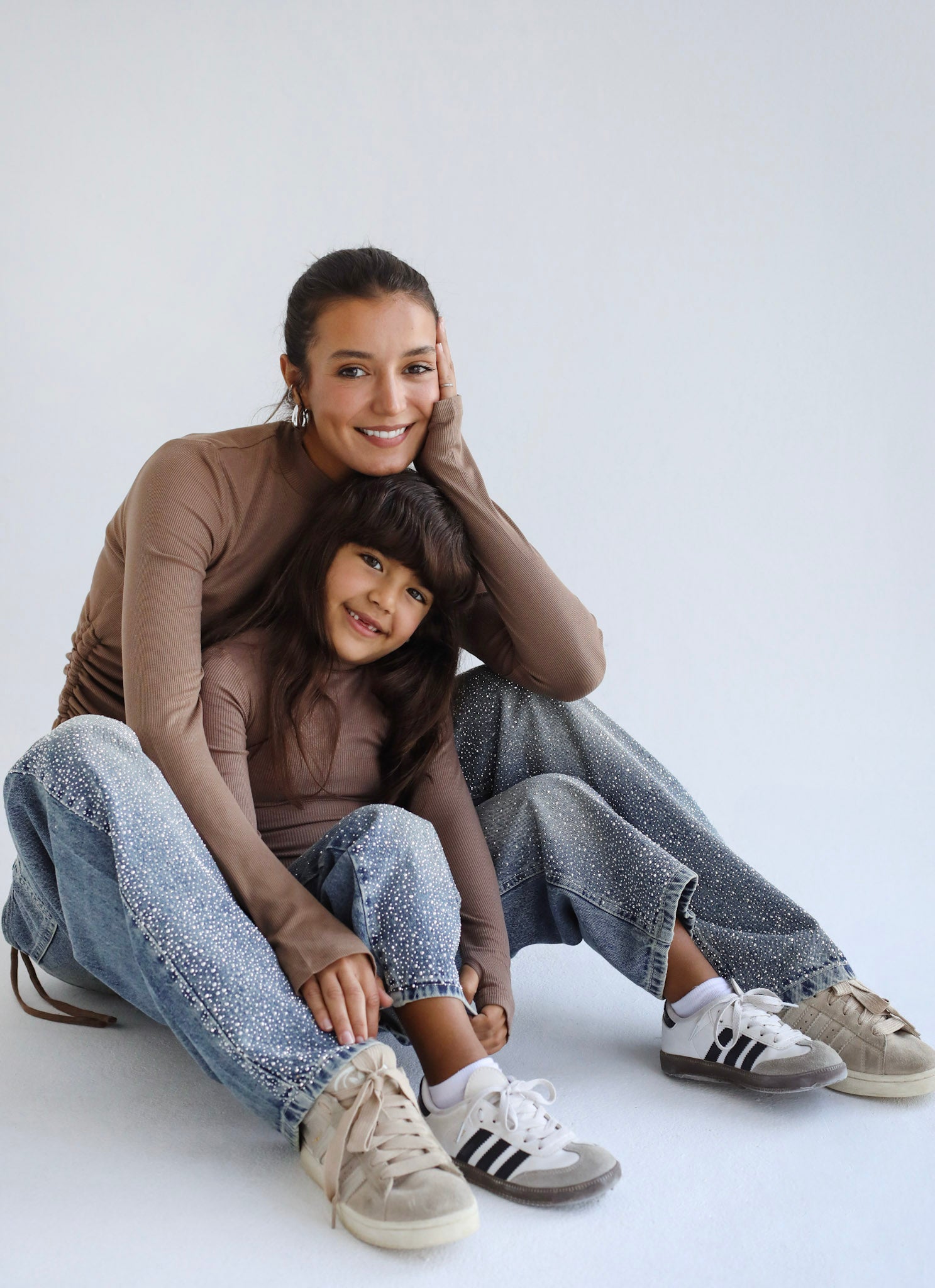 High Neck Brown Tank Top- Kids