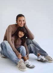 High Neck Brown Tank Top- Kids