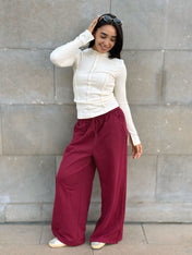 Sweat Pants Burgundy - Adults