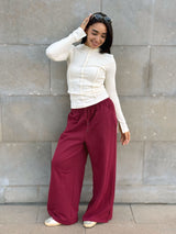 Sweat Pants Burgundy - Adults