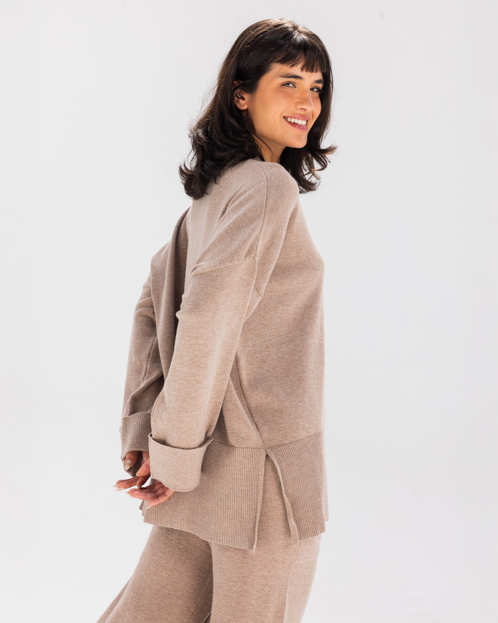 Cozy Knit Set Cafe - Adults