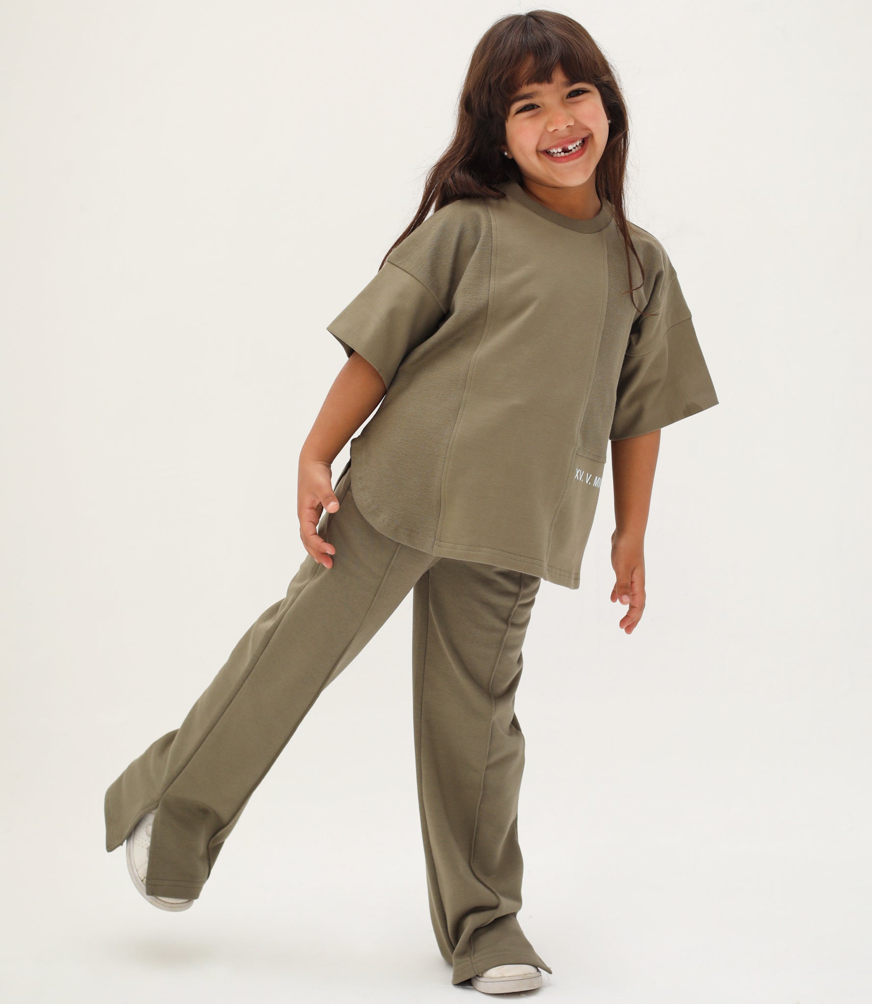 Flip-Side Olive Green Set - Kids