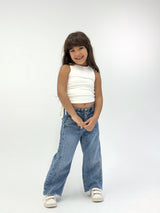 Adjustable Tank Top White - Kids