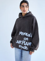 Airplane Mode Brown Hoodie - Adults