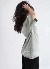 Not So Basic Tshirt-Sage Green-Adults