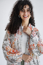 Seaside Kimono- Olive Orange