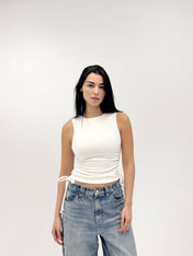 Adjustable Tank Top White - Adults