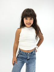Adjustable Tank Top White - Kids