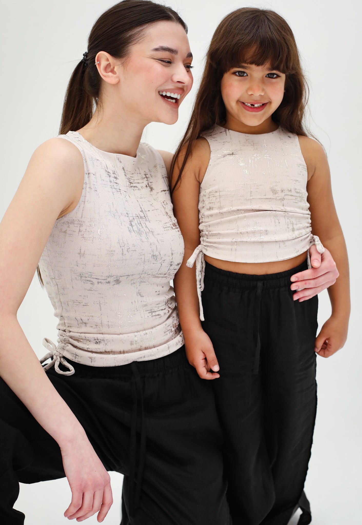 TAMAA Edit Linen Black Pants - Kids