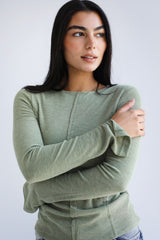 Stitched Olive Tank top - Adults