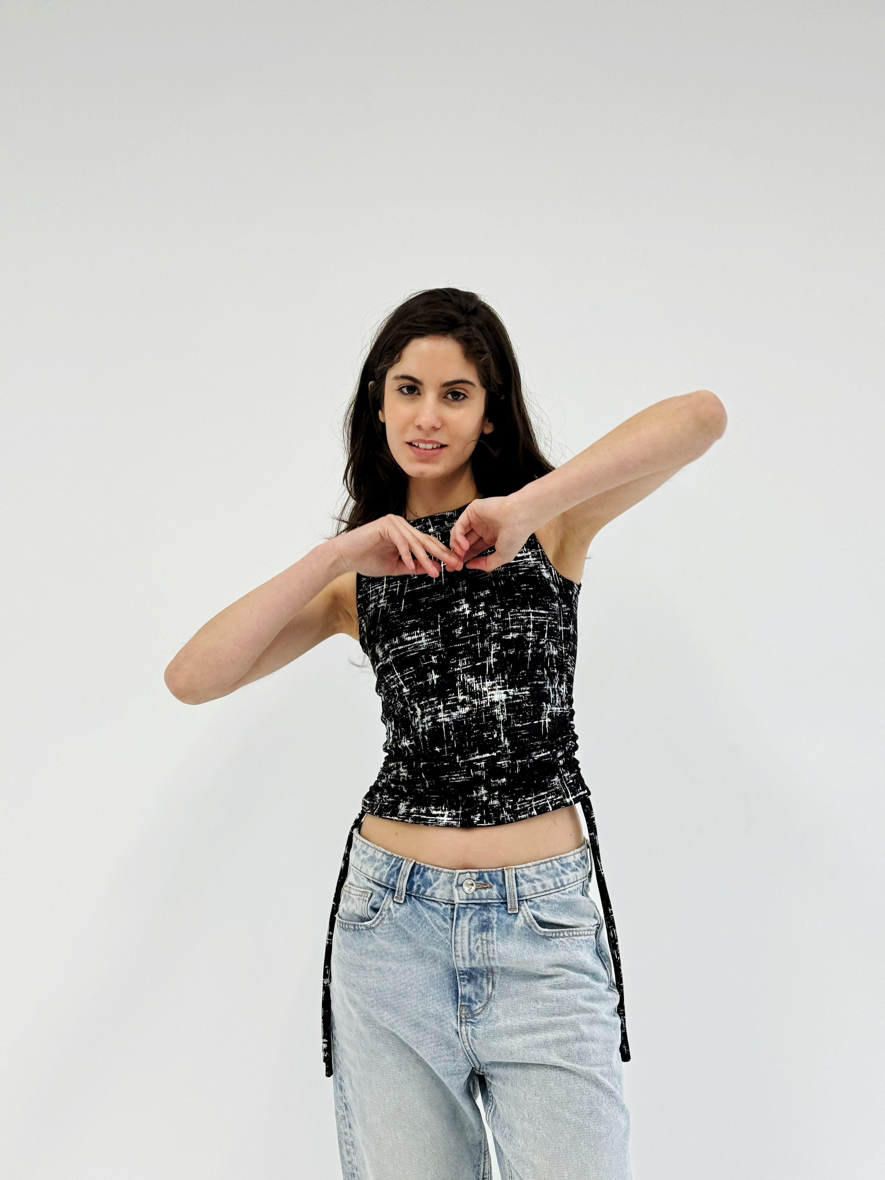 Adjustable Gilded Tank Top Black - Adults