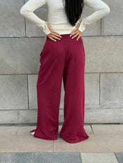 Sweat Pants Burgundy - Adults