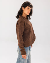 Cable Sweater Brown - Adults