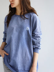 Basic Washed Blue T-Shirt - Adults