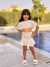 Gold Shimmery Coverup/Set