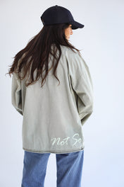 Not So Basic Tshirt-Sage Green-Adults