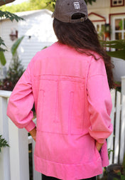 Pink Crew Tshirt- Adults