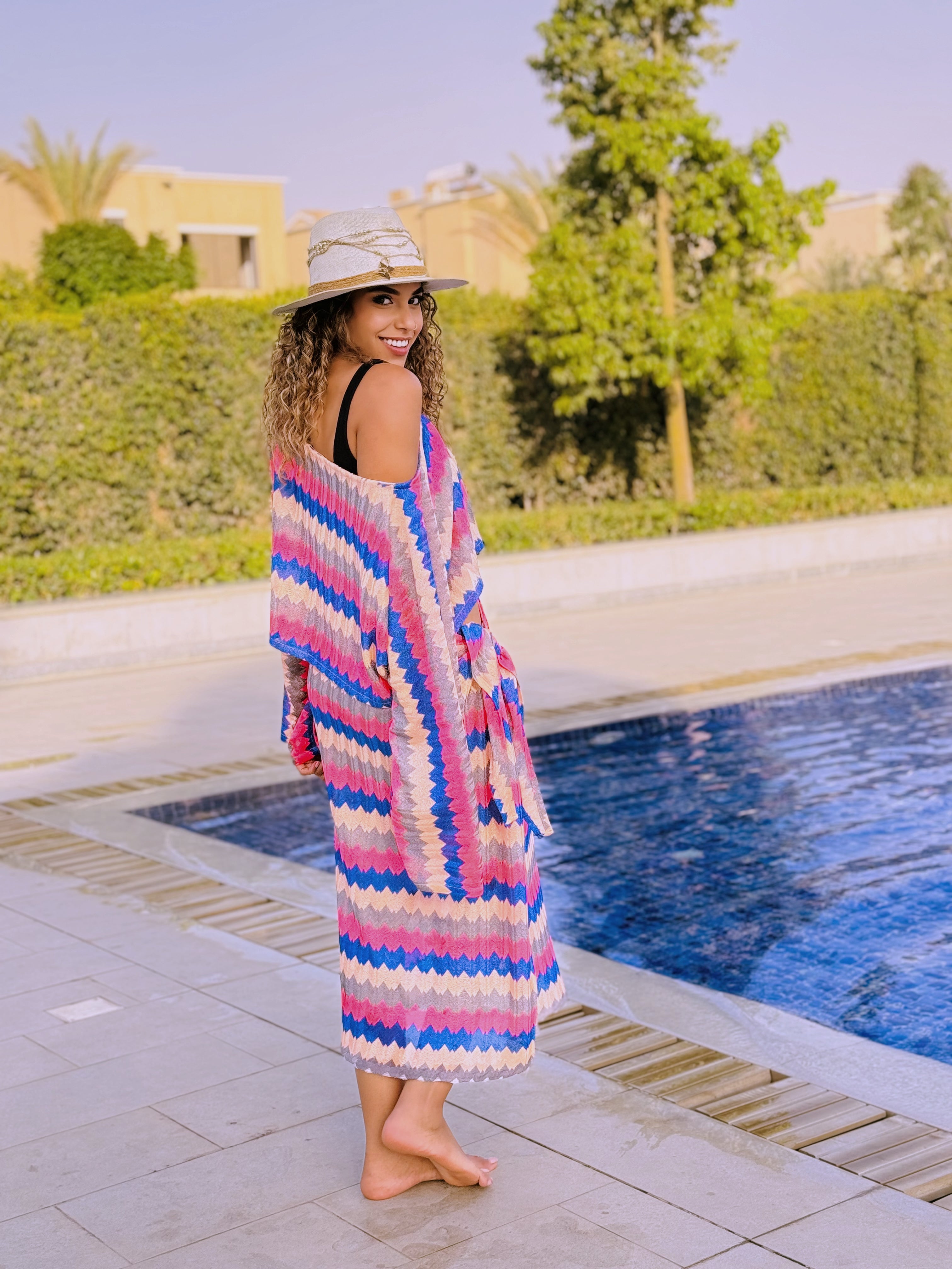 Zig blue Coverup/Set