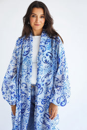 Seaside Kimono- Blue