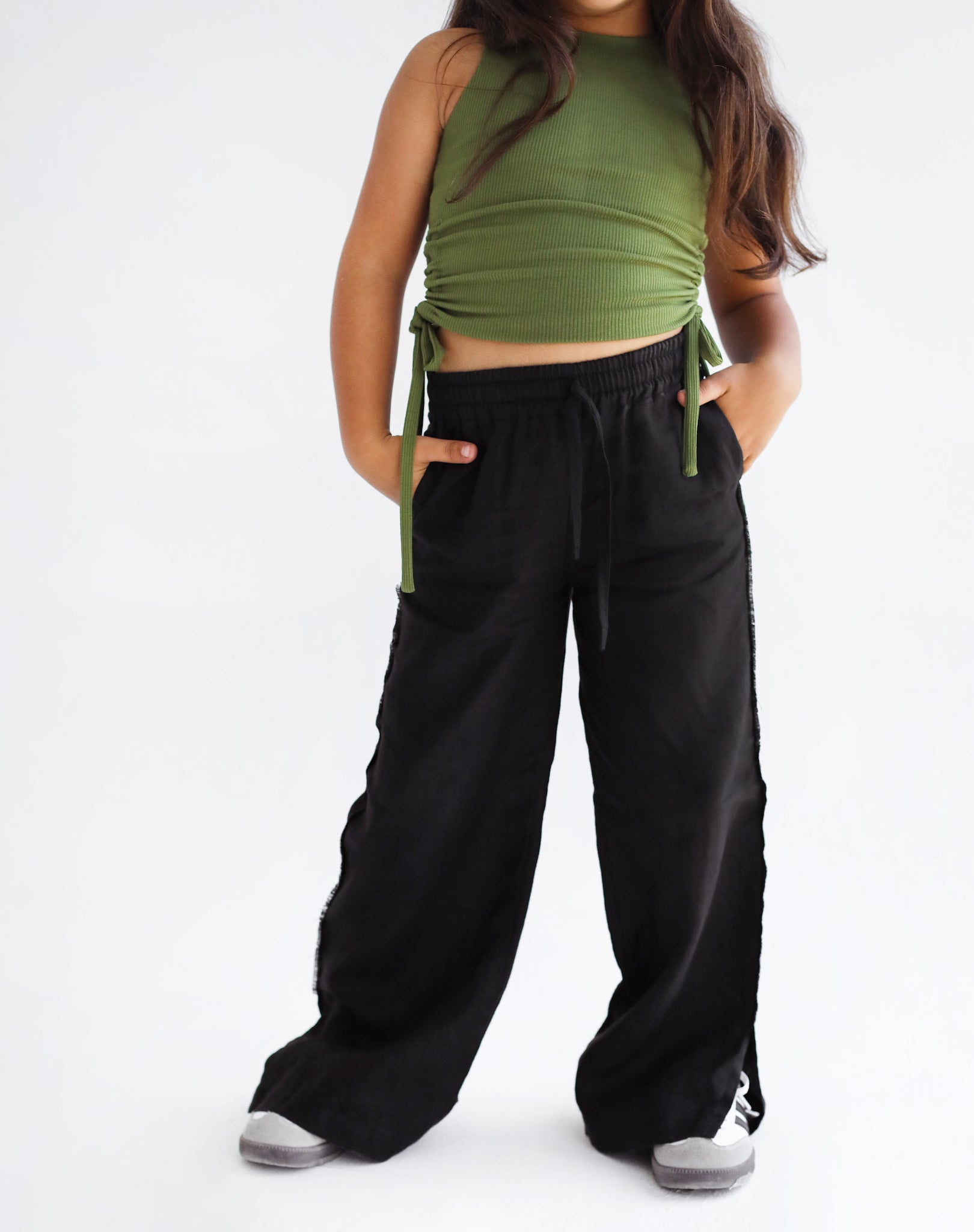 Adjustable Tank Top Olive - kids