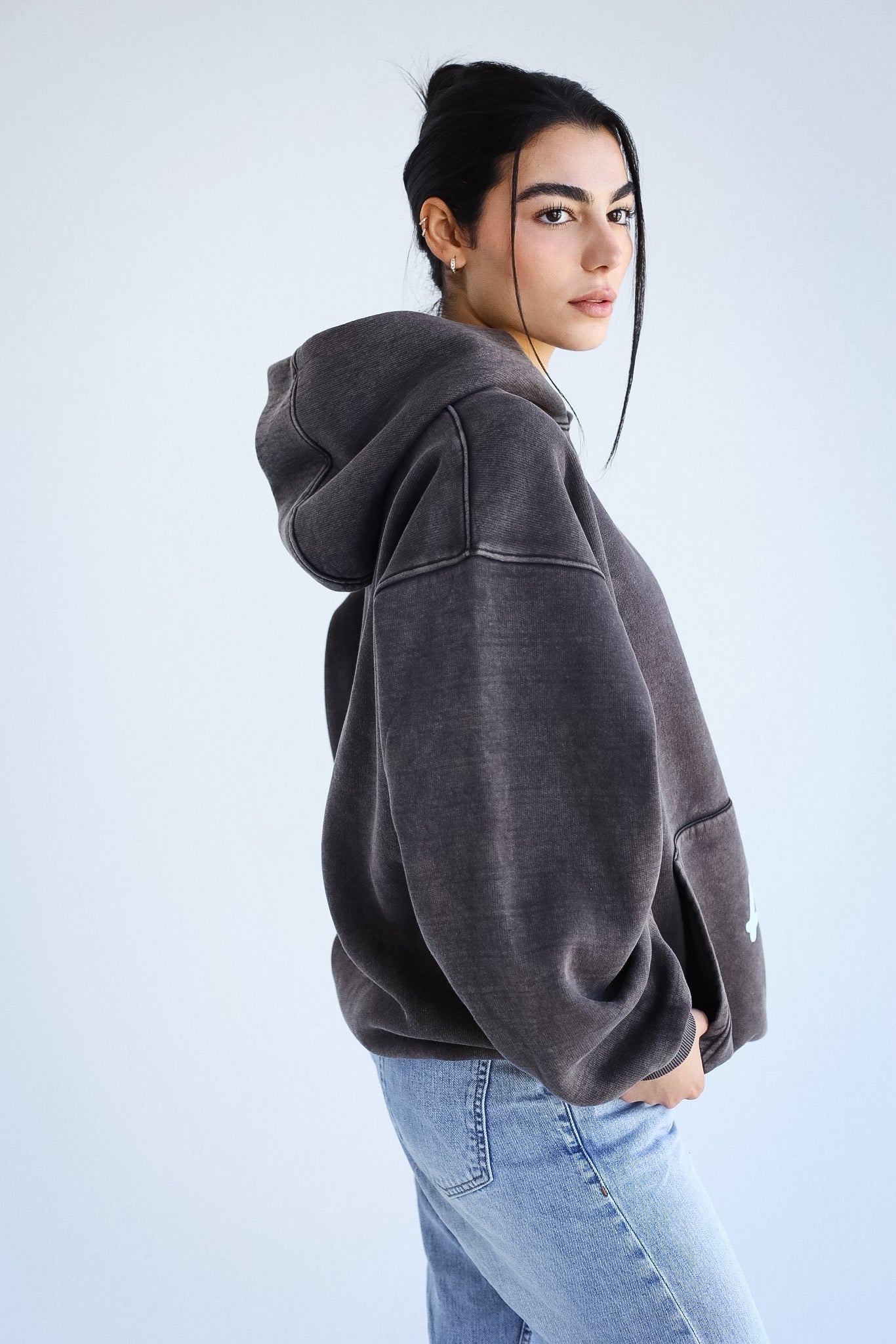 Airplane Mode Brown Hoodie - Adults