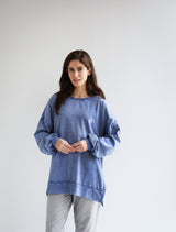 Basic Washed Blue T-Shirt - Adults
