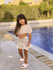 Gold Shimmery Coverup/Set